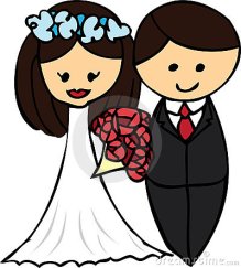 cartoon-wedding-couple-13679295